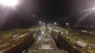 Frigate Cristobal Colon, Panama Canal transit