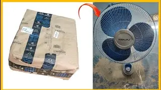 Bajaj Wall Fan Fitting | Unboxing Bajaj Frore Neo Wall Fan | Fan Installation In Wall |D.G.Technical