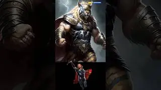 Superheroes But Tiger 💥 all characters #avengers #shorts #marvel