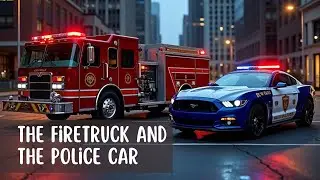 The Firetruck and the Police Car | A Fun Story About Teamwork and Respect