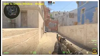 CS2 | How to Smoke Window on Mirage | t0csin | Easy and consistent Lineup (4K)