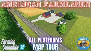 АМЕРИКАНСКИЕ ФЕРМЕРСКИЕ УГОДЬЯ &mdash; Обзор карты &mdash; Farming Simulator 22
