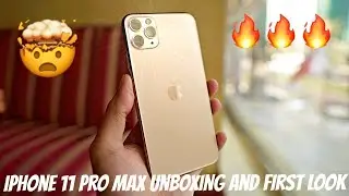 iPhone 11 Pro Max 256gb Gold Unboxing And First Look