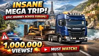 I Took the HARDEST Job in ETS2 – Heavy Cargo Across Europe | Logitech G29 + Pedals