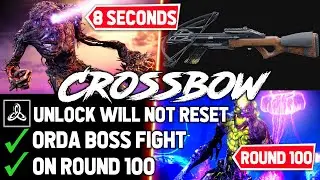 CROSSBOW IN COLD WAR ZOMBIES - Crossbow Round 100 - Crossbow Vs. Orda - Crossbow Unlock UPDATE!
