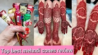 Top best Mehndi Cones and stain honest review👆🏻/best mehndi cone for bride/best instant mehndi cone