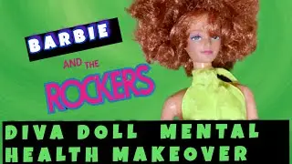 Vintage Barbie and the Rockers Diva Doll  Mental Health Inspired Makeover!