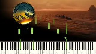 Sailing Away - Jurassic World: Rebirth (Piano Tutorial)