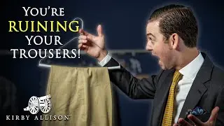 Hangers That Will RUIN Your Trousers and Pants | Kirby Allison