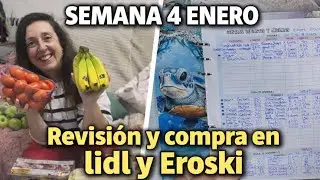🛍️SEMANA 4 ENERO Gestiones y compras del LIDL Y EROSKI