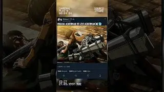 mikasa vs levi ☠️🥶