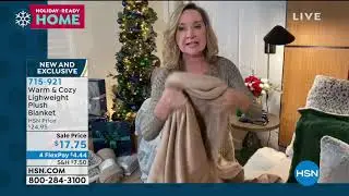 Warm   Cozy Lightweight Plush Blanket