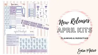 APRIL New Releases!! | Sara Marie Stickers | Spring & Easter Kits | Budget & Weekly Kits |