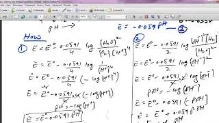 Part 1: Redox Stability| Nernst Equations|Variations of E with pH| by Dr. Muhammad Akhyar Farrukh