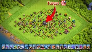 Lvl 1 Townhall 9 Vs All Home Base Troops | Clash Of Clans | #clashofclans #challenge