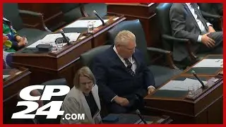 Premier Ford tells protestor to 'go find a job'