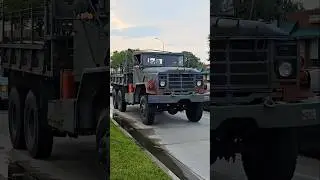 A.M. General M925 Classic 6x6 Cargo Truck Drive By Engine Sound Harper Charity Cruise 2024