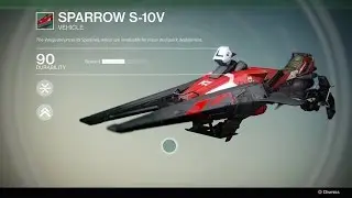 Bungie's Destiny PreOrder Bonus GameStop Exclusive Sparrow DLC Unlocked & Equipped