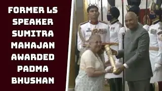 Former LS Speaker Sumitra Mahajan Awarded Padma Bhushan | Catch News