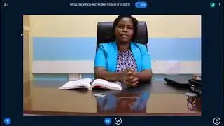 VIRTUAL ORIENTATION:- MEETING WITH THE DEAN OF STUDENTS