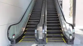 グラノード広島のエスカレーター（やや低速・三菱製_Sシリーズ）escalator,GRANODE Hiroshima(MITSUBISHI・S_series)