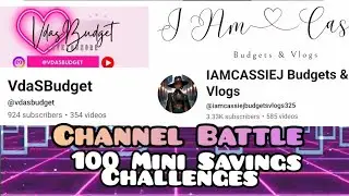 100 Мини, Малых и Больших | Набивание деньгами | Битва каналов @iamcassiejbudgetsvlogs325 | Неделя 8