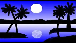 how to draw a landscape with ms paint | easy drawing | ms paint tutorial#little star kid channel