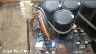 DJ STUDIO MASTER 2500 WATTS amplifier fault finding and reparing