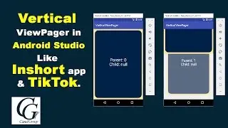 Vertical  ViewPager Like  Inshort app & TikTok in android.