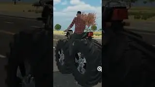 omg 😱 😱 😱 😱 😱 😱 😱 Splendor tractor weel बाइक के लगा दिए ट्रेक्टर टायर