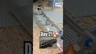(Day 21) It&rsquo;s starting to curve↪️🔥#lego #legoengine