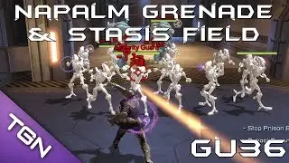 DCUO - GU36 Napalm Grenade & Stasis Field