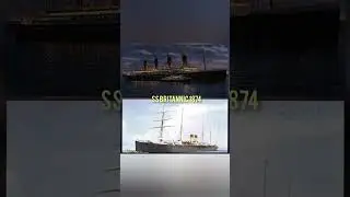 TITANIC VS old steamships and modern steamships 1870-1922 #ship #titanic #edit #shorts