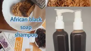 Game changer African black soap shampoo.