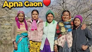 Apne Gaon Jaakar Kiye Isht Devta Ke Darshan 🙏 | Village Vlog | Pahadi Culture