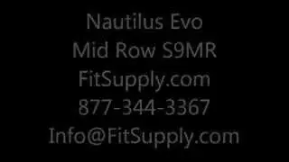 Nautilus Evo Mid Row S9MR - Fit Supply