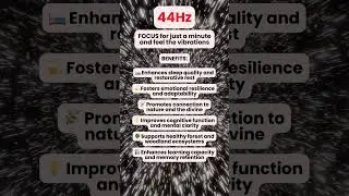 44Hz Frequency: Chakra Power? 💥
