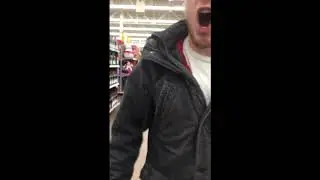 Angry guy at Walmart attack me and threaten me for no reason