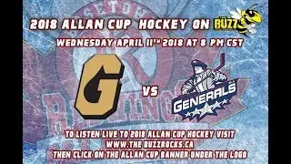 2018 Allan Cup Game 6 : Lacombe vs Stoney Creek - SNN : www.SaskNews.net