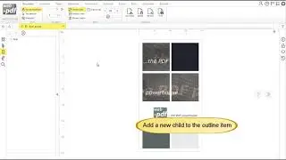webPDF - How to edit outlines in a PDF