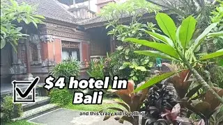 Very cheap 4$ hotel in Bali