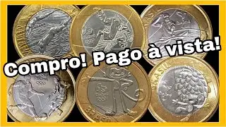 Compro moedas das Olimp&iacute;adas!!! (Qualquer modalidade e Mascotes) Assista at&eacute; o final.