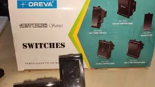 #oreva #jettblack #JSH7007 #modular #switch #viralvideo #unboxing