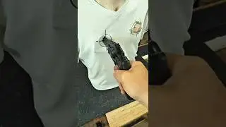 What damage can a Revolver blank gun do? #shorts
