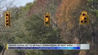 Traffic signal at busy Murrells Inlet intersection set to be fully operational next week