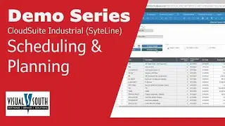 Scheduling & Planning – CloudSuite Industrial (SyteLine) Micro Demo