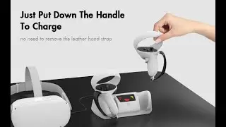 AMVR Quest 2 Charging Dock- A Pecfect 2 in 1