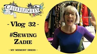 Making a Tilly and the Buttons Zadie + Knitting & Stitching Show Meetup | Vlog 32