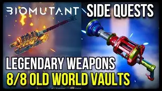 BIOMUTANT | Old World Vaults | 8/8 Vaults Location | Side Quests | MP Trophy
