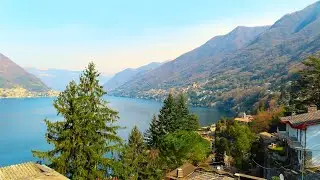 Il giro delle frazioni di Faggeto Lario fino alla chiesa Madonna del Soldo.